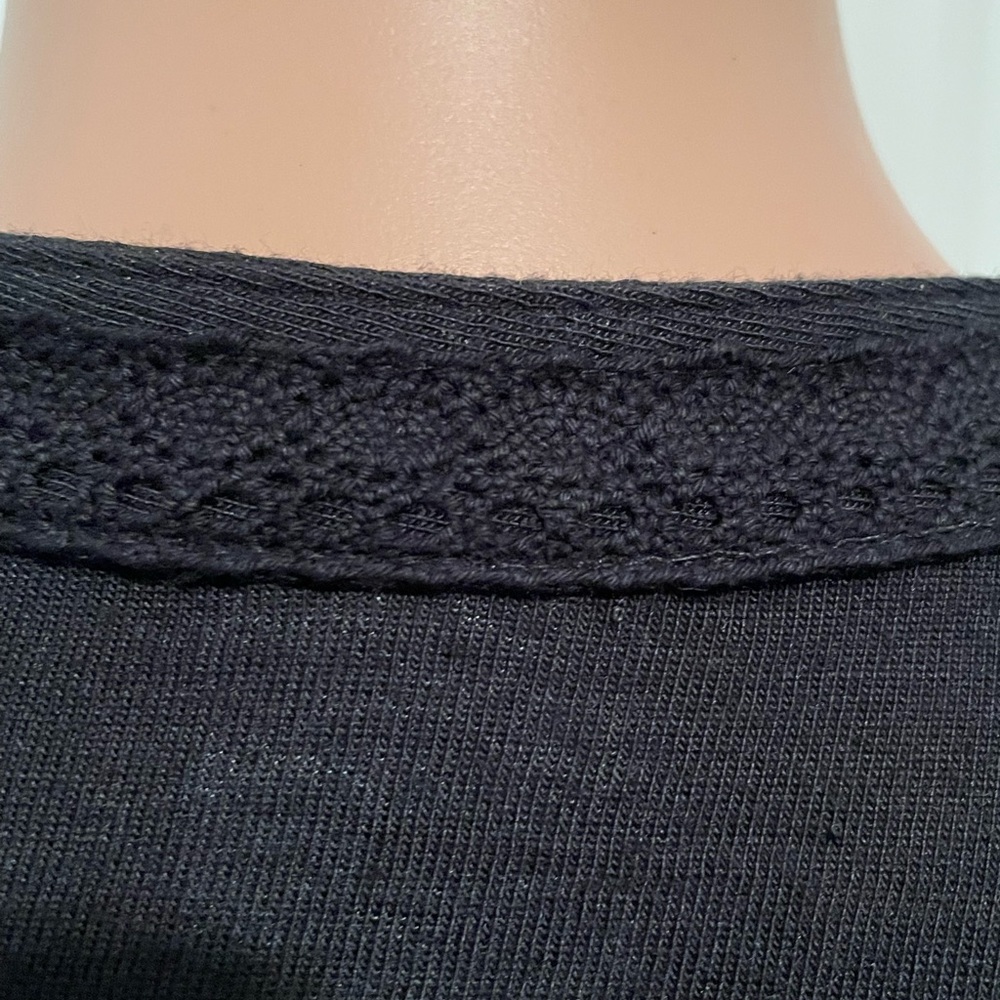 NWT Just My Size Top Ebony Black 2X - Picture 6 of 7